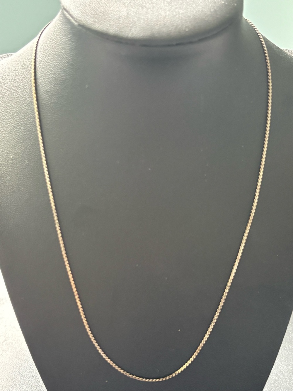 .925 Sterling S LINK CHAIN NECKLACE real solid Silver Fine Jewelry Vntg 19” - Picture 3 of 12